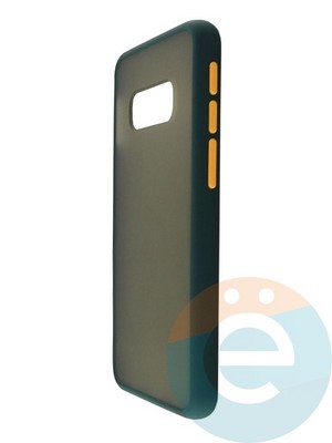 Накладка пластиковая с силиконовой окантовкой для Samsung Galaxy S11 Lite\S20 зелёная - фото 35010