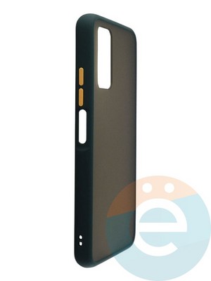 Накладка пластиковая с силиконовой окантовкой для Huawei Honor V30 зелёная - фото 35121