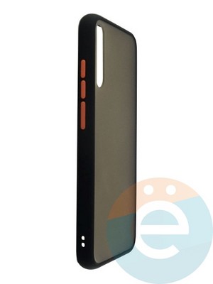 Накладка пластиковая с силиконовой окантовкой для Huawei Honor Play 3 черная - фото 35122