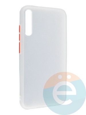 Накладка пластиковая с силиконовой окантовкой для Huawei Honor Play 3 белая - фото 35123