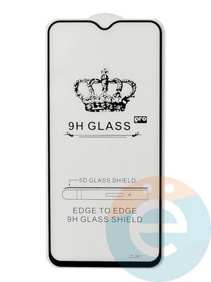 Защитное стекло 9D с полной проклейкой на One Plus 6t черное - фото 35455