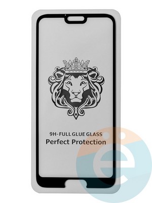 Защитное стекло 9D с полной проклейкой на Huawei Honor 10 черное - фото 35495