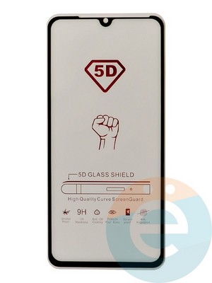 Защитное стекло 9D с полной проклейкой на Xiaomi Mi 9 черное - фото 35516