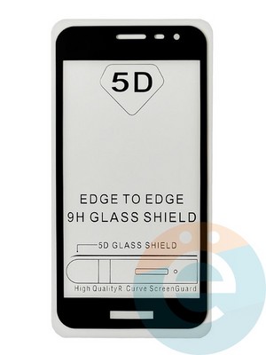 Защитное стекло 9D с полной проклейкой на Samsung Galaxy J2 Core 2019 черное - фото 35519