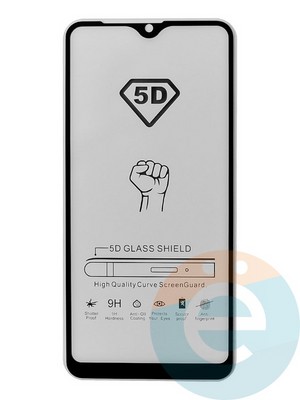 Защитное стекло 9D с полной проклейкой на Samsung Galaxy A10/M10/A10s 2019 черное - фото 35522