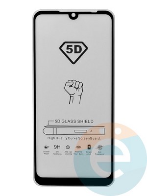 Защитное стекло 9D с полной проклейкой на Xiaomi Redmi 7 черное - фото 35523