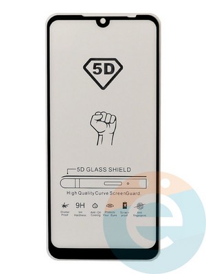Защитное стекло 9D с полной проклейкой на Xiaomi Redmi Note 7 черное - фото 35540