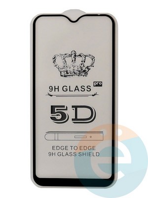 Защитное стекло 9D с полной проклейкой на Samsung Galaxy A01 черное - фото 35582