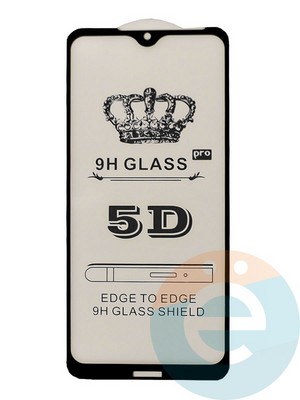 Защитное стекло 9D с полной проклейкой на Nokia 6.2 черное - фото 35586