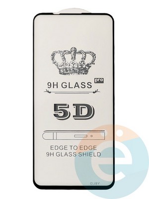 Защитное стекло 9D с полной проклейкой на Huawei Nova 5t черное - фото 35588