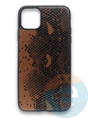Накладка силиконовая Pitone для Apple iPhone 11 Pro коричневая - фото 36013