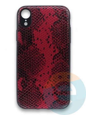 Накладка силиконовая Pitone для Apple iPhone Xr бордовая - фото 36017