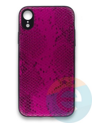 Накладка силиконовая Pitone для Apple iPhone Xr малиновая - фото 36018