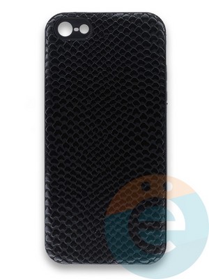 Накладка силиконовая Pitone для Apple iPhone 5/5s/SE черная - фото 36023