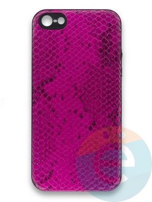 Накладка силиконовая Pitone для Apple iPhone 5/5s/SE малиновая - фото 36025