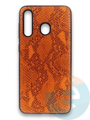 Накладка силиконовая Pitone для Samsung Galaxy A30/A20 оранжевая - фото 36042