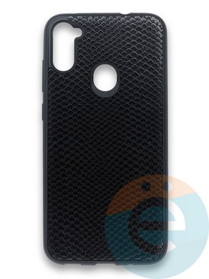 Накладка силиконовая Pitone для Samsung Galaxy A11 черная - фото 36056