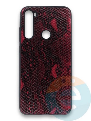 Накладка силиконовая Pitone для Xiaomi Redmi Note 8 бордовая - фото 36059