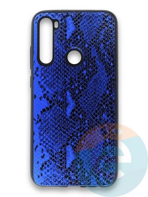Накладка силиконовая Pitone для Xiaomi Redmi Note 8 синяя - фото 36060