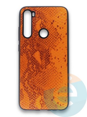 Накладка силиконовая Pitone для Xiaomi Redmi Note 8 оранжевая - фото 36062