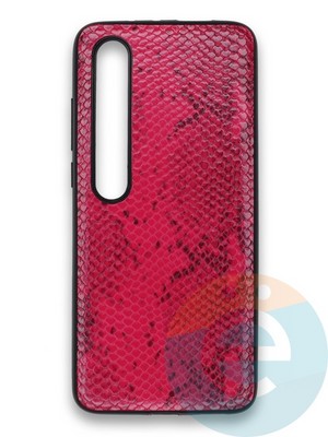 Накладка силиконовая Pitone для Xiaomi Mi 10 малиновая - фото 36077