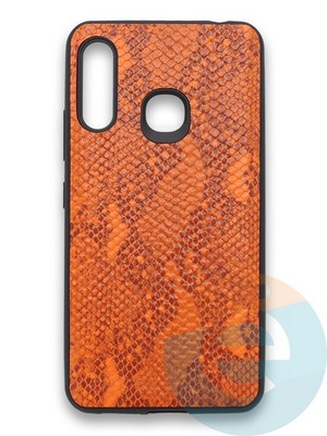 Накладка силиконовая Pitone для Samsung Galaxy A70E оранжевая - фото 36088