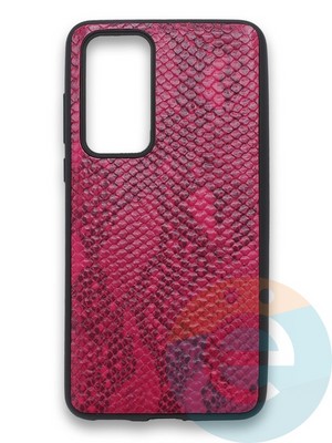 Накладка силиконовая Pitone для Huawei P40 малиновая - фото 36093