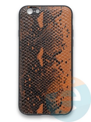 Накладка силиконовая Pitone для Apple iPhone 6/6s коричневая - фото 36101