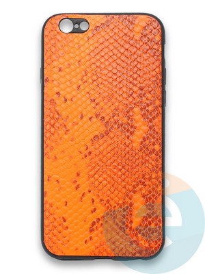 Накладка силиконовая Pitone для Apple iPhone 6/6s оранжевая - фото 36102