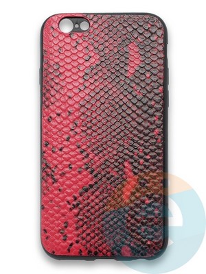 Накладка силиконовая Pitone для Apple iPhone 6/6s бордовая - фото 36103