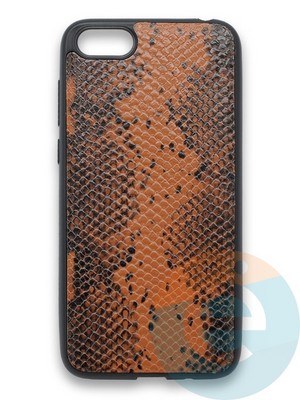 Накладка силиконовая Pitone для Huawei Y5 2018/Honor 7A коричневая - фото 36106