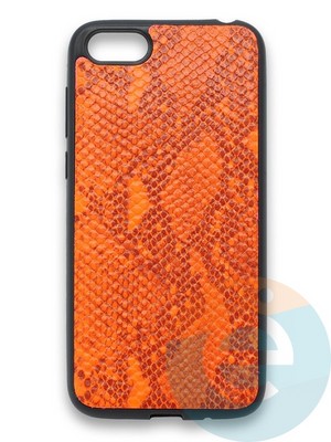 Накладка силиконовая Pitone для Huawei Y5 2018/Honor 7A оранжевая - фото 36110