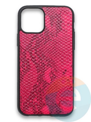 Накладка силиконовая Pitone для Apple iPhone 11 Pro Max малиновая - фото 36114