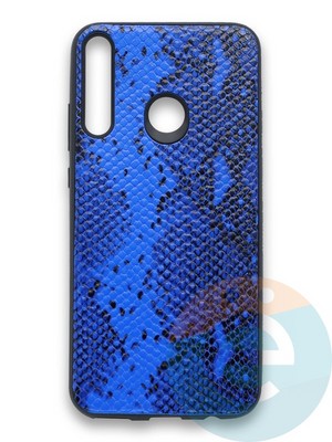 Накладка силиконовая Pitone для Huawei Y7P/P40 Lite E 2020 синяя - фото 36135