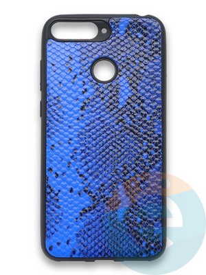 Накладка силиконовая Pitone для Huawei Y6 2018/Honor 7A Pro синяя - фото 36137