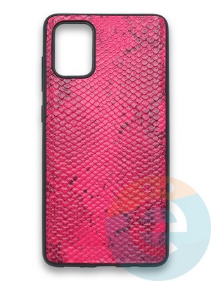 Накладка силиконовая Pitone для Samsung Galaxy A71 малиновая - фото 36145