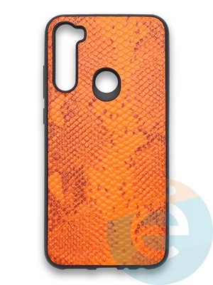Накладка силиконовая Pitone для Xiaomi Redmi Note 8T оранжевая - фото 36159
