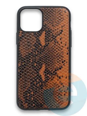 Накладка силиконовая Pitone для Apple iPhone 11 коричневая - фото 36164