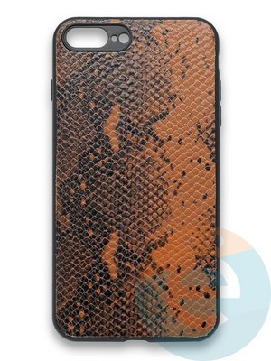 Накладка силиконовая Pitone для Apple iPhone 7/8 Plus коричневая - фото 36191