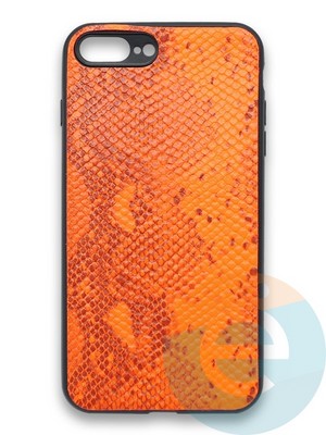 Накладка силиконовая Pitone для Apple iPhone 7/8 Plus оранжевая - фото 36192