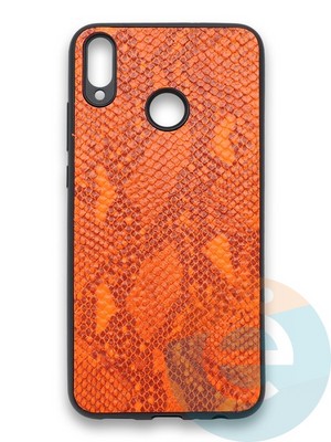 Накладка силиконовая Pitone для Huawei Honor 8X оранжевая - фото 36197