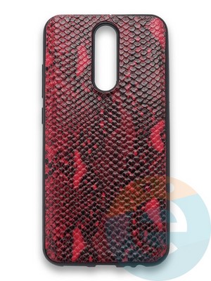 Накладка силиконовая Pitone для Xiaomi Redmi 8 бордовая - фото 36202