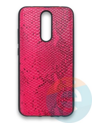 Накладка силиконовая Pitone для Xiaomi Redmi 8 малиновая - фото 36205