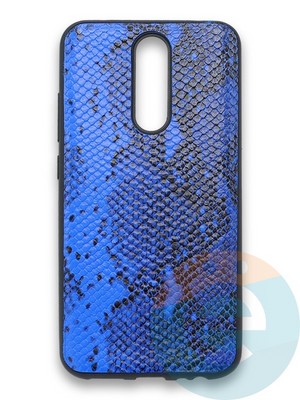 Накладка силиконовая Pitone для Xiaomi Redmi 8 синяя - фото 36206