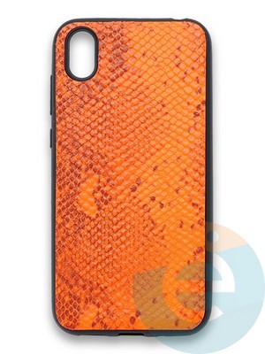 Накладка силиконовая Pitone для Huawei Y5 2019/Honor 8S оранжевая - фото 36210