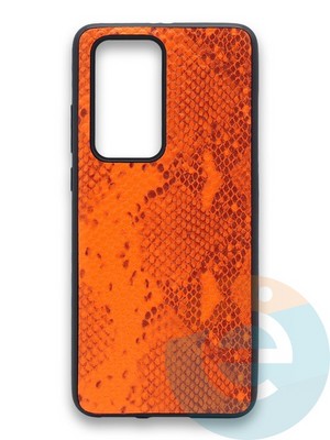 Накладка силиконовая Pitone для Huawei P40 Pro оранжевая - фото 36225