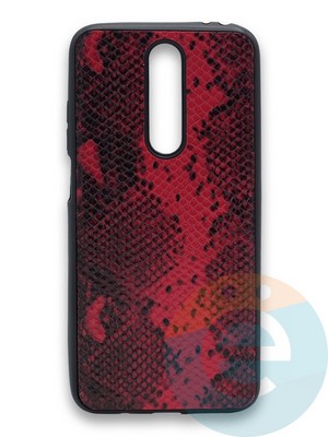 Накладка силиконовая Pitone для Xiaomi Redmi K30 бордовая - фото 36228