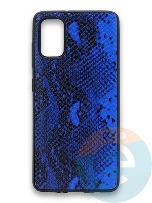 Накладка силиконовая Pitone для Samsung Galaxy A41 синяя - фото 36234