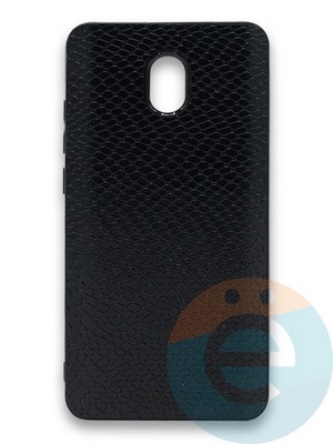 Накладка силиконовая Pitone для Xiaomi Redmi 8A черная - фото 36239