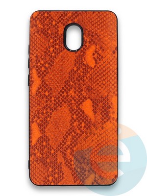 Накладка силиконовая Pitone для Xiaomi Redmi 8A оранжевая - фото 36241